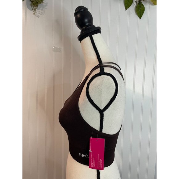 Ryka Womens Java Brown Crossback Sports Bra S - Picture 3 of 16